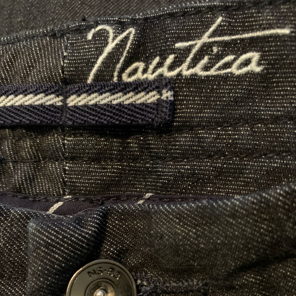 NAUTICA DENIM Mid-rise Anchor Blue Jeans Sailor Sz 6 NWT